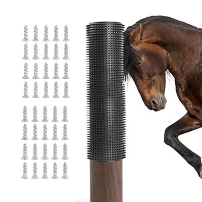 Goat Scratching Post with Soft-Feel Mat