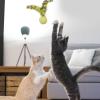 brooksnaji Pet Bounce Ball, Fuzzy - 5 Pack Cat Balls with Feathers view 2