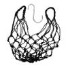 HANABASS Woven Nylon Feed Net Bag with Stainless Steel Hook for Parrots and Chickens view 1