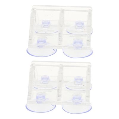 CORHAD 2-Pack Acrylic Aquarium Divider Clips
