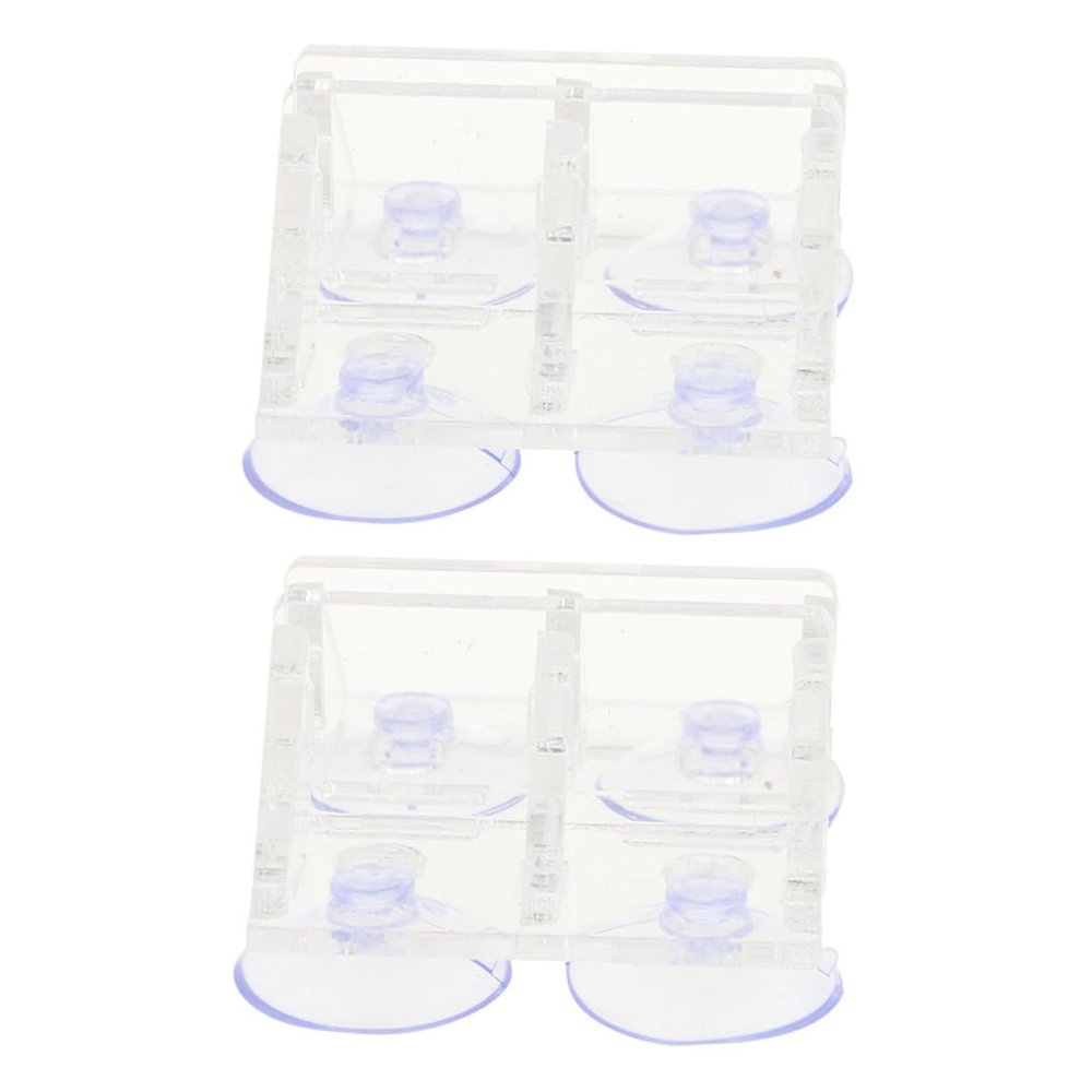 CORHAD 2-Pack Acrylic Aquarium Divider Clips