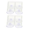 CORHAD 2-Pack Acrylic Aquarium Divider Clips view 1