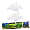 CORHAD 2-Pack Acrylic Aquarium Divider Clips view 3