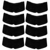 FOYTOKI Reusable Nylon Incontinence Underwear, Breathable Black, 12-Pack for Men and Women view 1