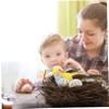 Kisangel Decorative Bird Nest Ornaments, 6-Piece Set view 4