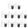 TOVINANNA 10-Piece Refillable Lip Gloss Tubes, Plastic, 1.2 ml, Black, Leakproof and Lightweight for Travel and DIY view 1