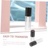 TOVINANNA 10-Piece Refillable Lip Gloss Tubes, Plastic, 1.2 ml, Black, Leakproof and Lightweight for Travel and DIY view 4