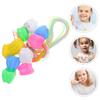 Toyvian 10-Pack Baby Tooth Keepsake Boxes with Individual Compartments, PP and Cotton Thread, Assorted Styles view 2
