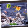 Kisangel 3-Piece Plastic Betta Fish Leaf Hammock Set with Suction Cups view 4