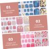 minkissy 30-Sheet Fungel Nail Art Stickers, Self-Adhesive Designs for Creative Nail Art view 3