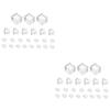 TOPBATHY 2 Sets Simulated Crushed Ice Cubes, Transparent Acrylic Ice Blocks, 48 Pieces Each view 1