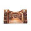 Printed Bookshelf Design Long Tissue Box Cover view 4