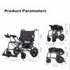 zhyunvd Lightweight Foldable Electric Wheelchair with Headrest view 2