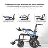 zhyunvd Lightweight Foldable Electric Wheelchair with Headrest view 4