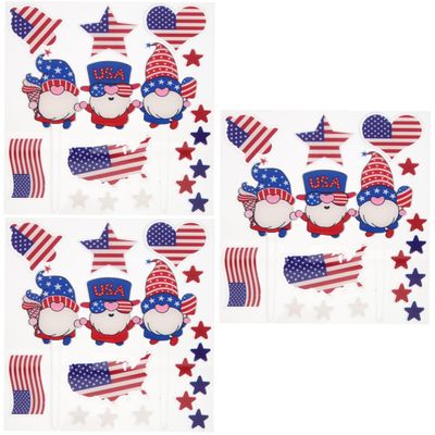 PRETYZOOM 3 Sets Independence Day Cake Picks, Tulip Cake Ornaments, 16 Pieces × 3
