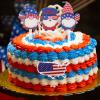 PRETYZOOM 3 Sets Independence Day Cake Picks, Tulip Cake Ornaments, 16 Pieces × 3 view 2
