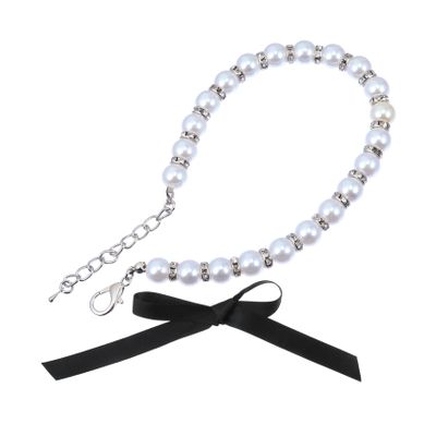 BESPORTBLE Elegant Pearl Necklace for Dogs and Pets
