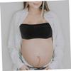 Elastic Mesh Underwear for Pregnant Women, 1 Set, Chinlon, Black view 2