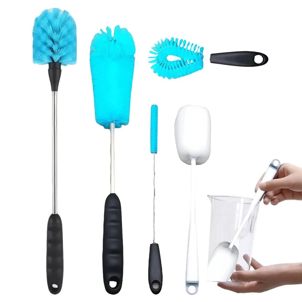 Bottle Cleaning Brush Set – 6 x Bottle Brushes