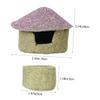 BESPORTBLE Hideout Hut for Guinea Pigs and Hamsters with Chew Toy view 2