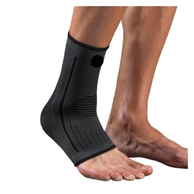 AHIOJEGX Ankle Brace, 2 PCS, 3D Compression Nylon Strap, Black, L