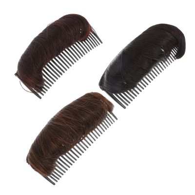 FOMIYES 3-Piece Hair Volume Inserts for Women, Invisible Hair Combs for Thin Hair at the Crown