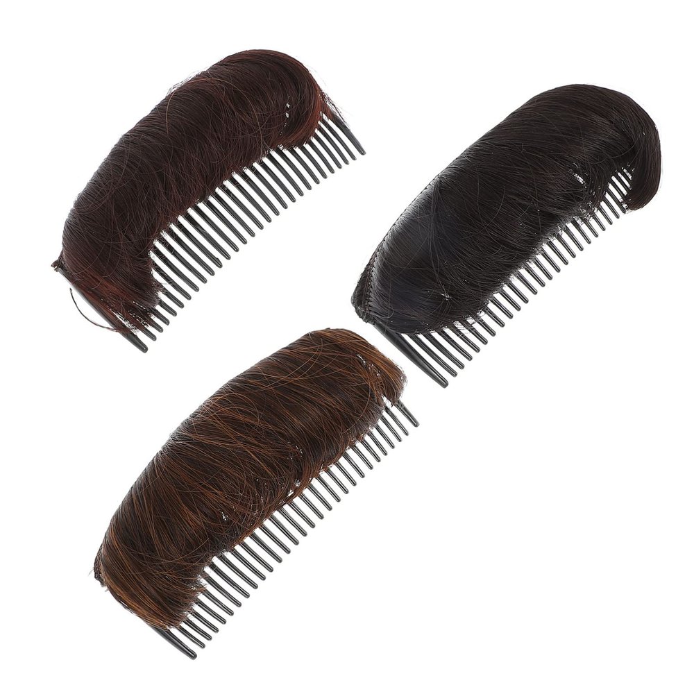 FOMIYES 3-Piece Hair Volume Inserts for Women, Invisible Hair Combs for Thin Hair at the Crown