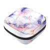 Marble-Texture Period Pad Storage Pouch with Zipper view 1