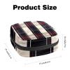 Period Pouch for School, Classic Plaid Menstrual Product Storage Bag view 2