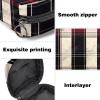 Period Pouch for School, Classic Plaid Menstrual Product Storage Bag view 3