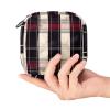 Period Pouch for School, Classic Plaid Menstrual Product Storage Bag view 4