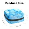 RODAILYCAY Sanitary Storage Bag - Blue Marble Pattern view 2