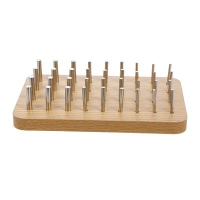 Finger Rehabilitation Pegboard for Hand Training, Stainless Steel