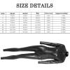 BDSMJOY Wet-Look Patent Bodysuit, Sexy Costume Lingerie, Black, Size L view 2