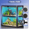 Adjustable Aquarium Stand for 3 Fish Tanks, Terrariums, and Insect Tanks, Steel Frame, 55 x 35 cm (21.6 x 13.8 in) view 4