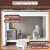 2-Tier Aquarium Stand for Fish and Turtle Tanks, Walnut, 90 x 45 cm view 3