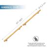 Non-Slip Solid Wood Handrail for Seniors, Natural Wood, Wall-Mounted Attic and Corridor Safety Railing (1.8 m) view 2