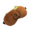 Capybara Plush Eye Mask for Travel and Sleep view 1