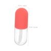 10-Pack 4.5 mL Refillable Empty Lip Gloss Bottles, Red, BPA-Free view 2
