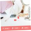 10-Pack 4.5 mL Refillable Empty Lip Gloss Bottles, Red, BPA-Free view 3