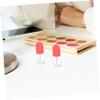 10-Pack 4.5 mL Refillable Empty Lip Gloss Bottles, Red, BPA-Free view 4