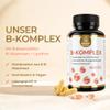 Vitamin B Complex with 8 Essential B Vitamins - High-Dose, Vegan, Additive-Free - 180 Capsules view 2