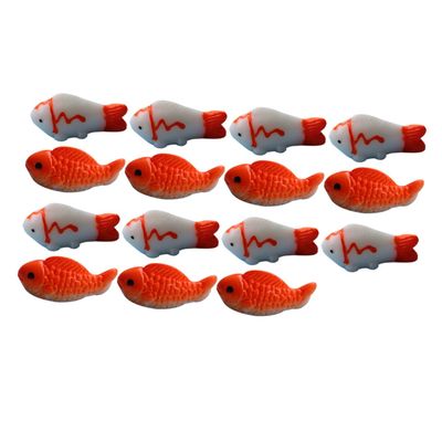 Supvox 15-Piece Mini Fish Ornament Set