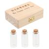 Keepsake Collection Box for Baby Hair, Wooden Storage Box, 3-Piece Set view 1