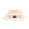 Keepsake Collection Box for Baby Hair, Wooden Storage Box, 3-Piece Set view 2