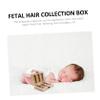 Keepsake Collection Box for Baby Hair, Wooden Storage Box, 3-Piece Set view 3