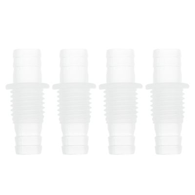 HOPESPANNER Plastic Hose Fitting 7/16" to 15/32" ID M15 Thread Bulkhead Fitting (4 Pack)