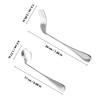 GOOHOCHY Left-Handed Adaptive Cutlery Set, Stainless Steel view 2