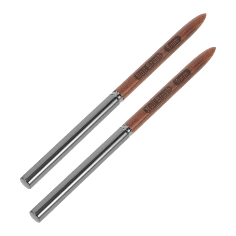 Nail Art Line Drawing Brush, Coffee, Wood and Plastic