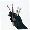 Nail Art Line Drawing Brush, Coffee, Wood and Plastic view 4